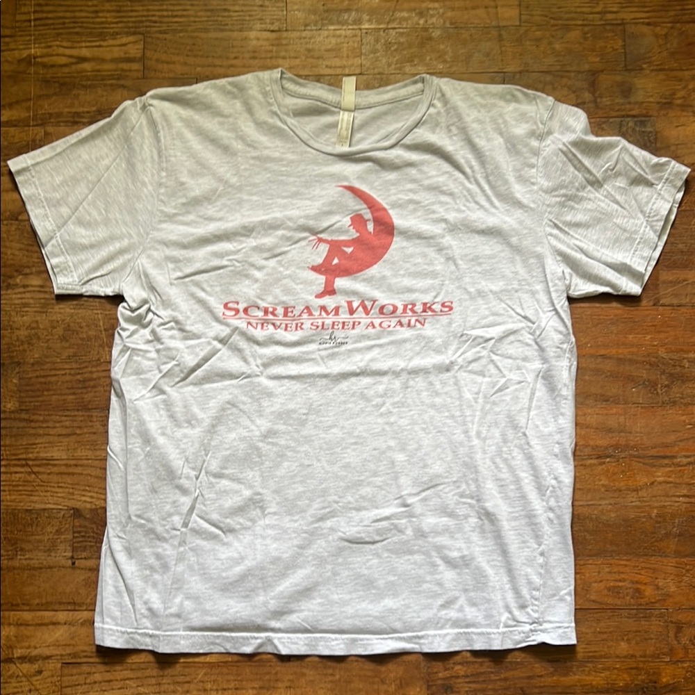 White and Red Graphic Tee - Short Sleeve